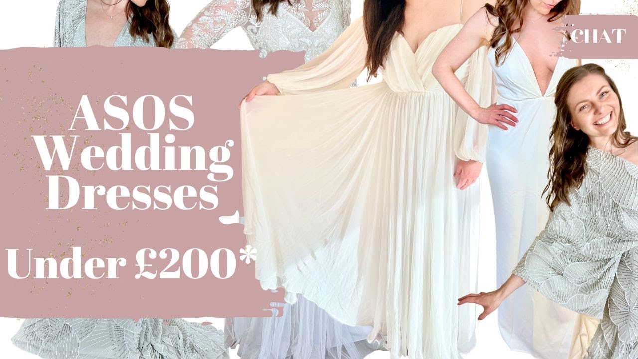 ASOS Wedding Dresses Under £200* | Try on and Review | 2022