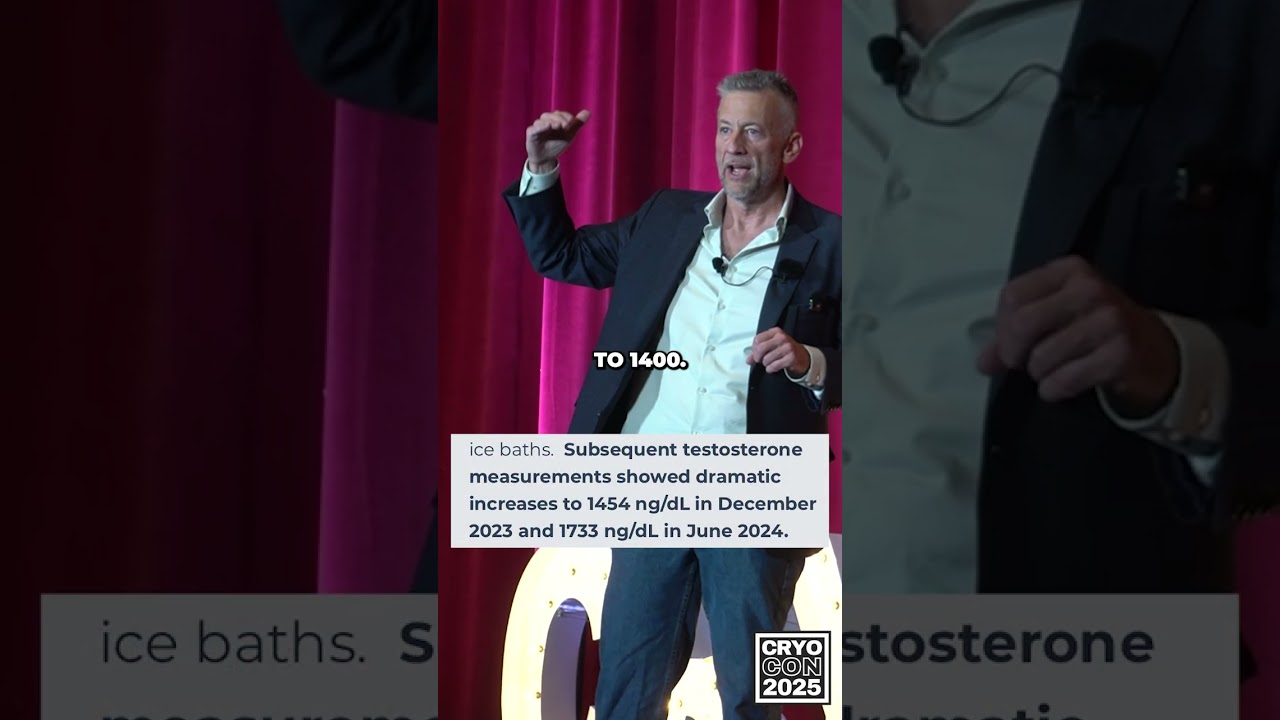 Cold Plunge vs TRT for Testosterone Therapy | Cryocon 2025 | Morozko Science