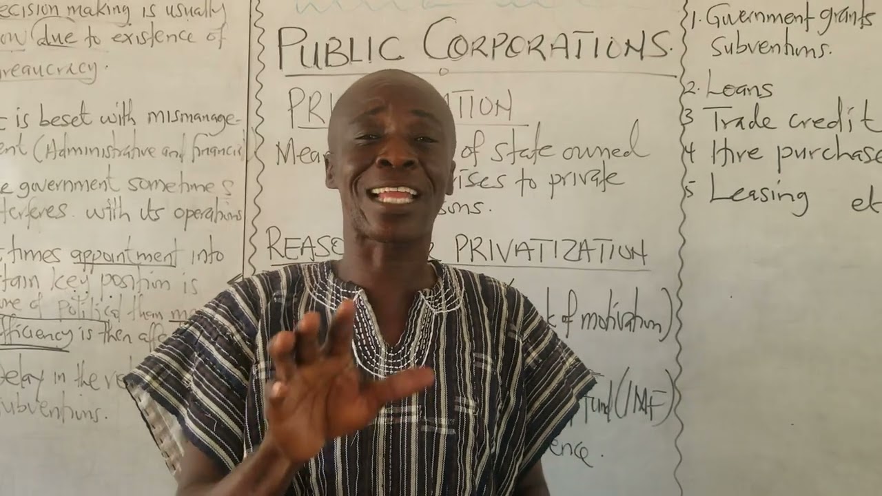 Privatization: Meaning & Reasons + Sources of Finance available to Public Corporations