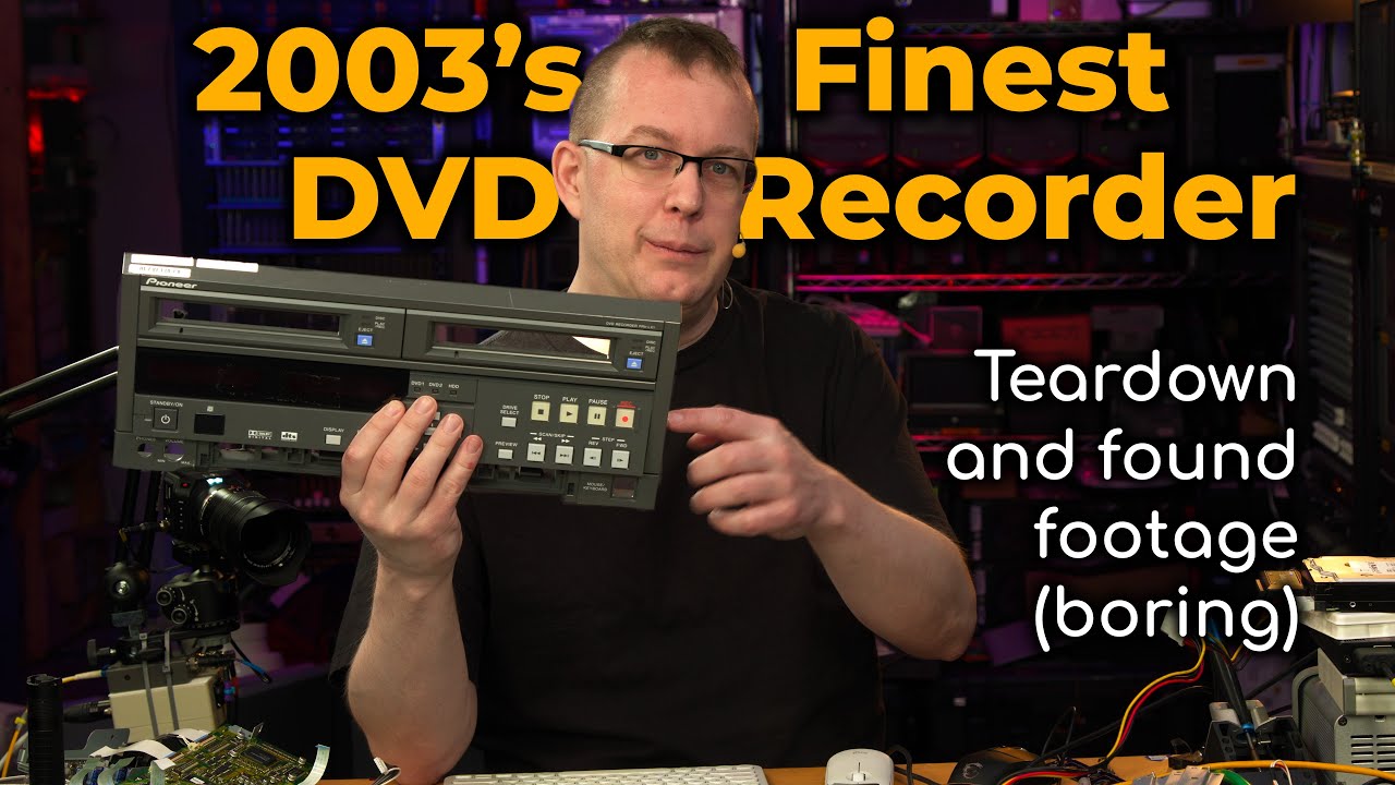 Disassembling a Pioneer PRV-LX1 DVD Recorder for No Real Reason