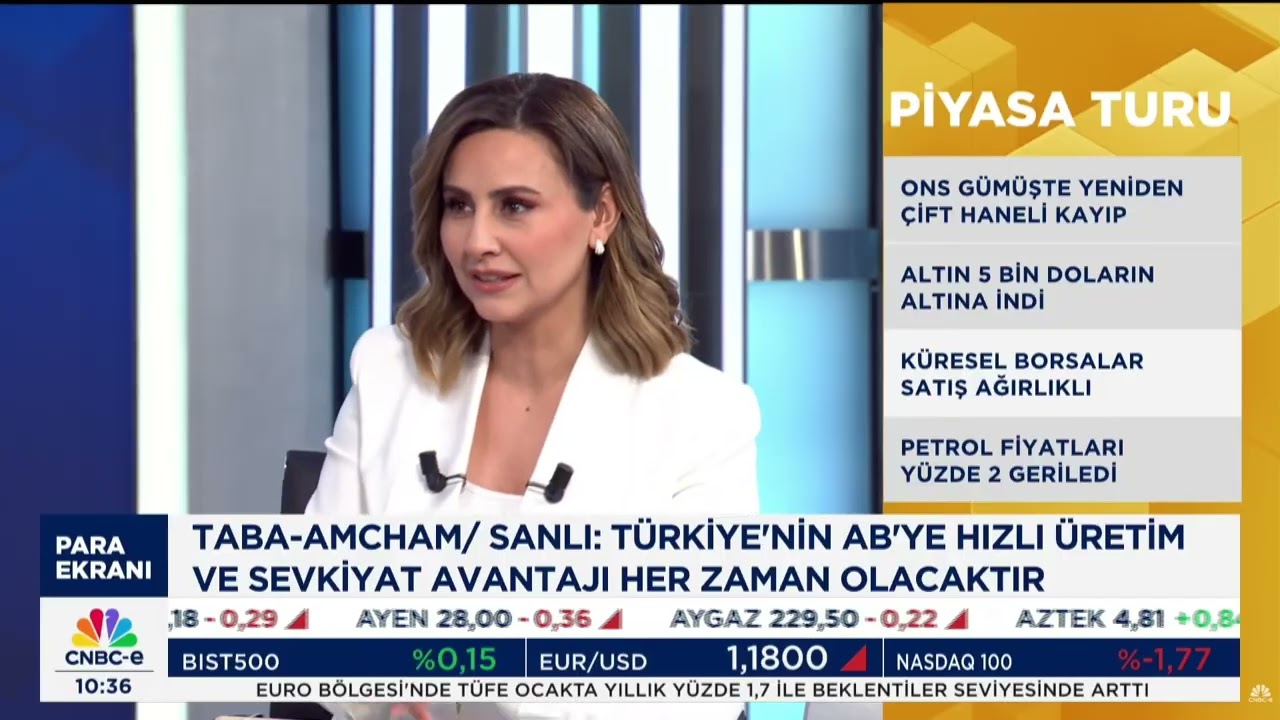 TABA-AmCham Başkanımız Sn. Süleyman Ecevit Sanlı CNBC-e 5 Şubat 2026 Yayını