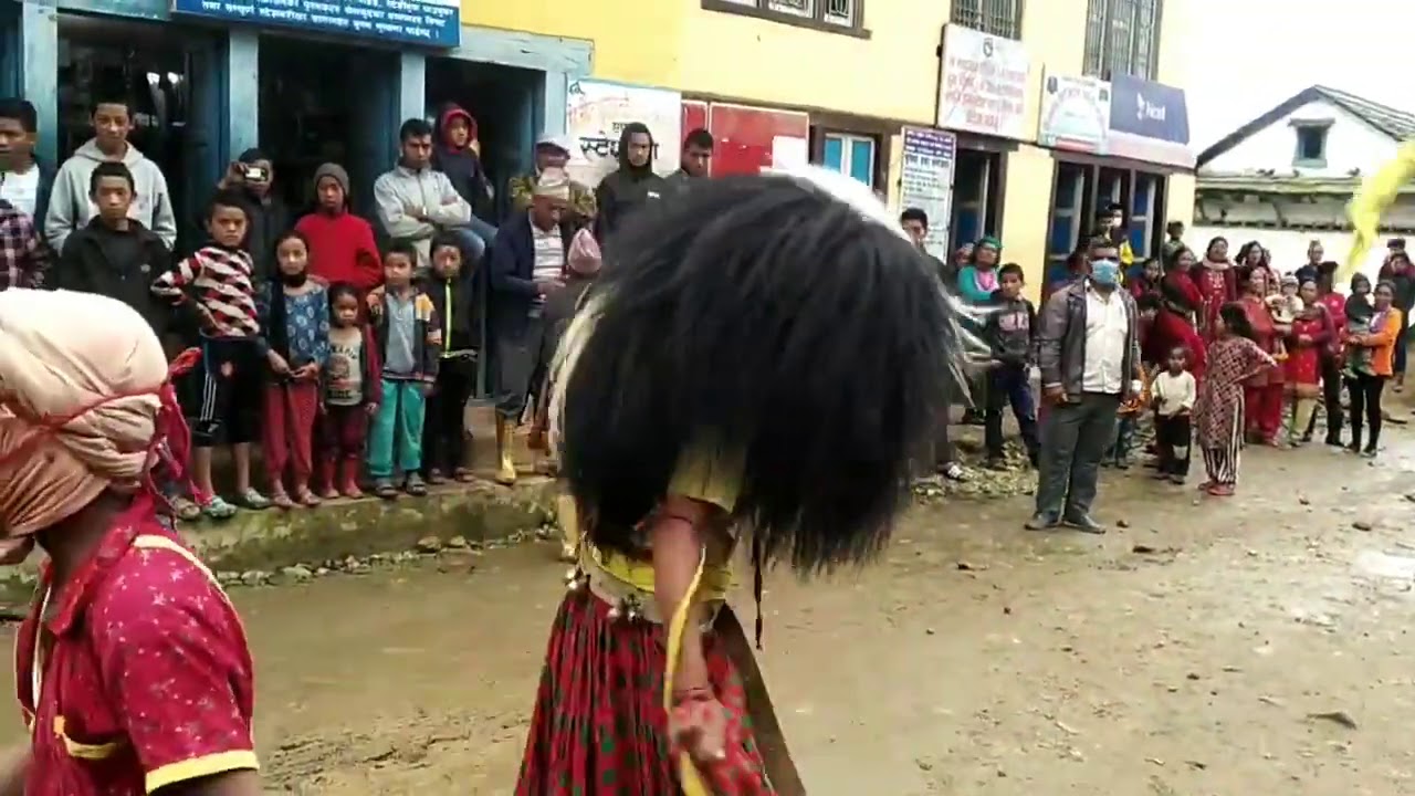 Lakhe dance at Khotang