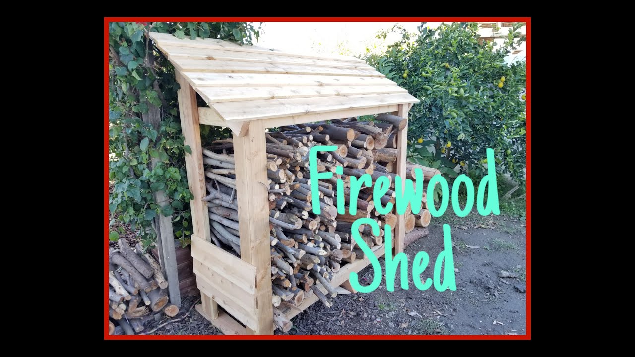 Firewood Storage Shed