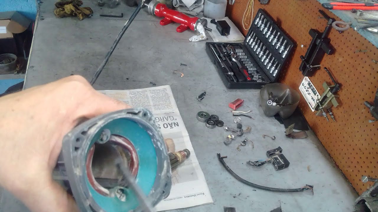 CESAR  CEMAK DESCOBRINDO DEFEITOS  ESMERILHADEIRA MAKITA M9507