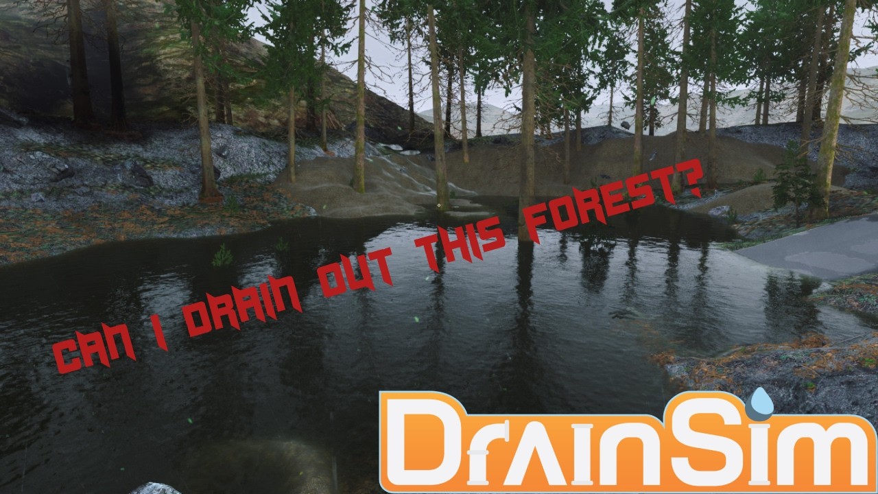 I must clear this forest road as fast as I can!!! (Drainsim)