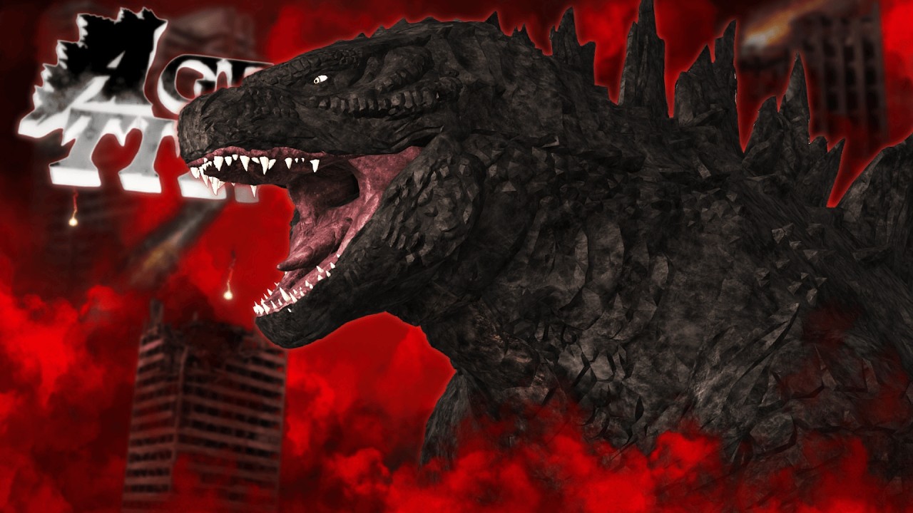 GODZILLA 2014'S RAMPAGE! Age of Titans Roblox