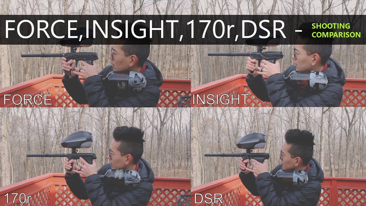 Force, Insight, 170R, DSR | Shooting Comparison