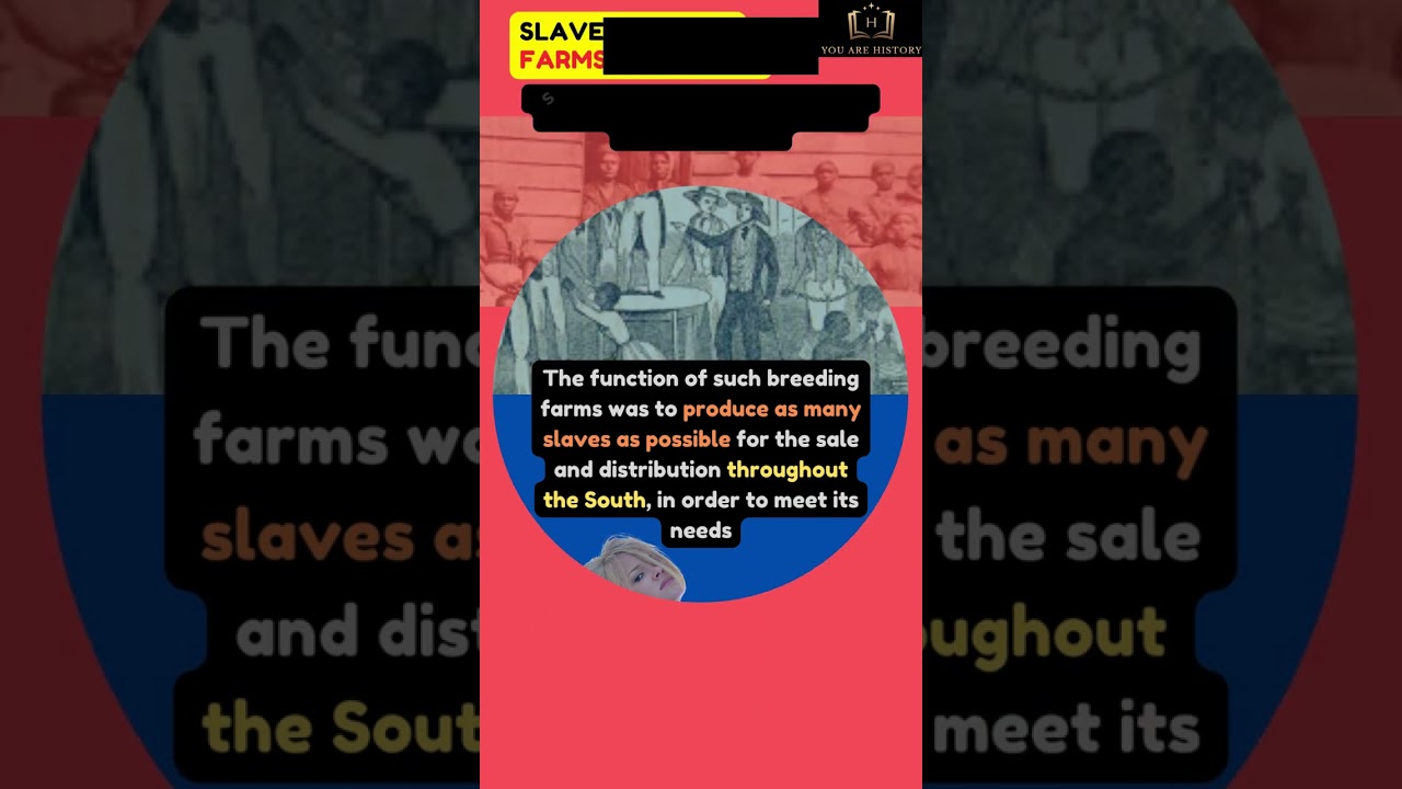 DARK SECRETS REVEALED! | HORRIFIC America's SLAVE BREEDING Farms | #Shorts  #history