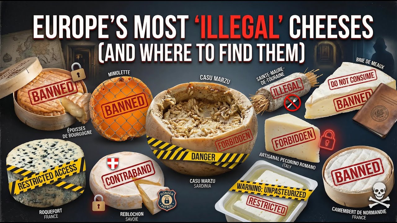 Europe's illegal:Cheeses(AND WHERE TO FIND THEM)