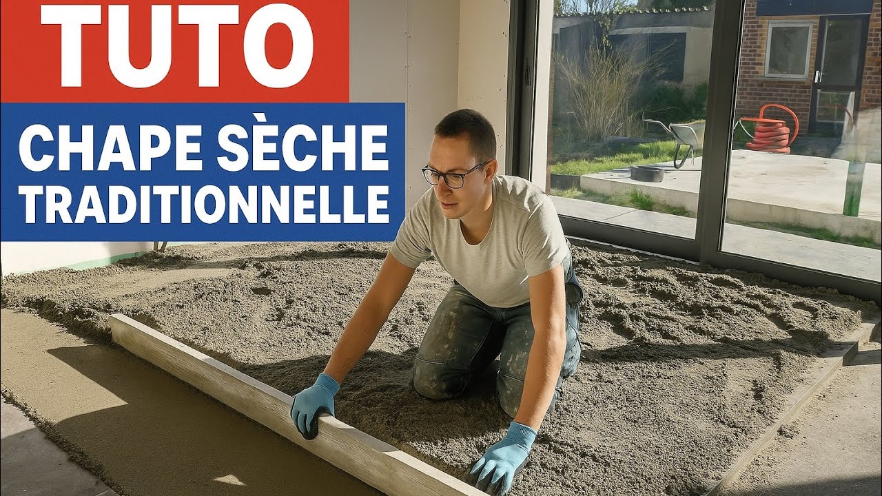 Faire une chape sèche traditionnelle #chapeseche #chape #chapetradi #chapetradionelle