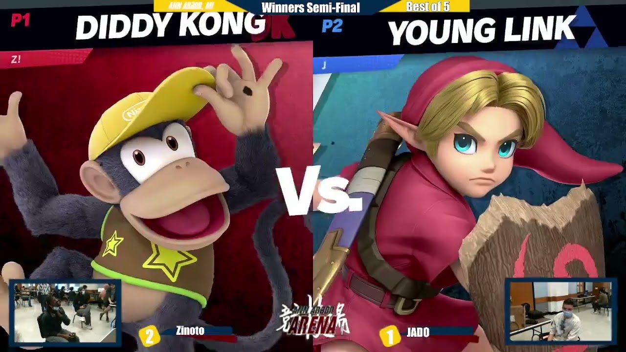 HA28 WSF Zinoto (Diddy Kong) vs JADO (Young Link)
