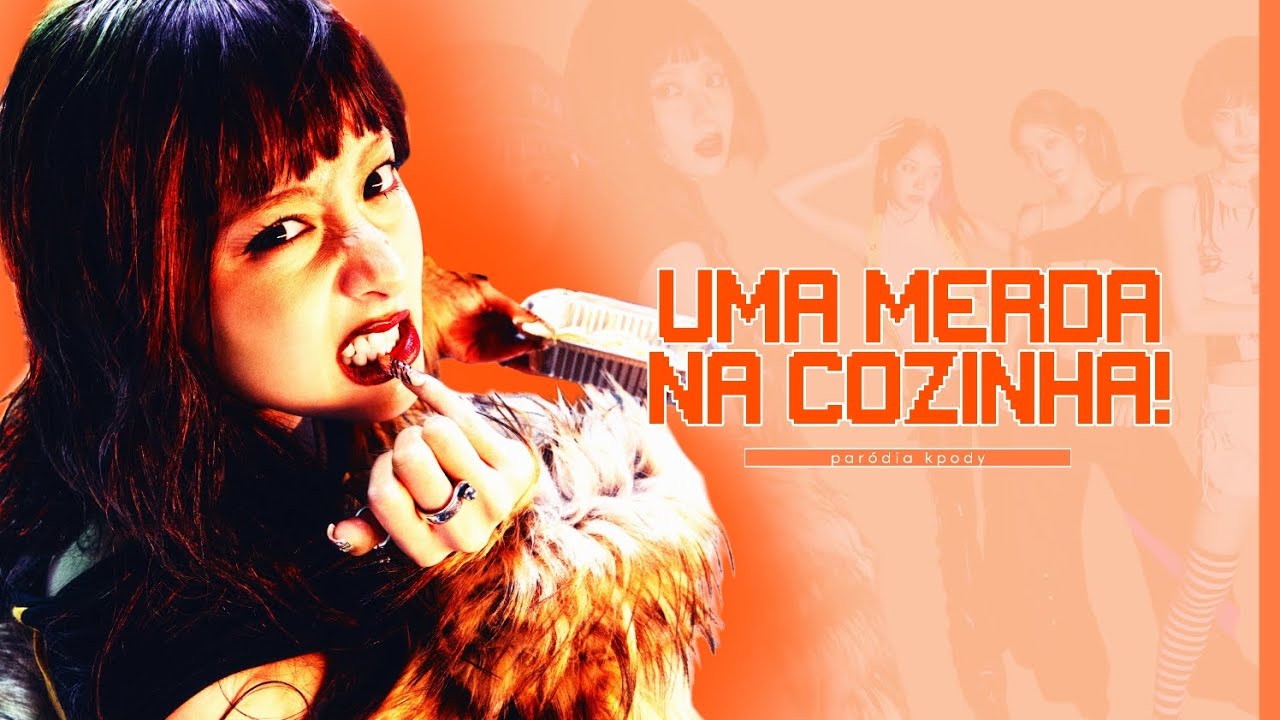 (#KPODY 🇧🇷) 'Spaghetti' @LE SSERAFIM   / Uma merda na cozinha! (PARÓDIA) 🍝