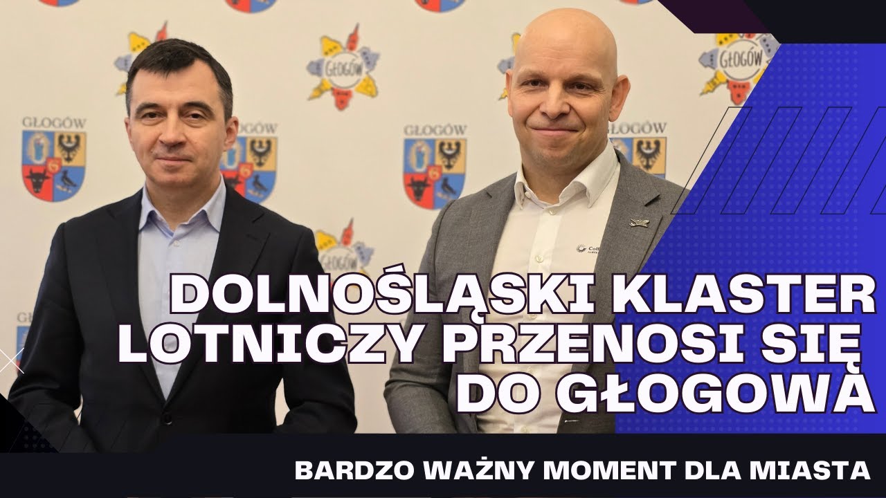 Głogów wita branżę aerospace. Dolnośląski Klaster Lotniczy przenosi się do Głogowa