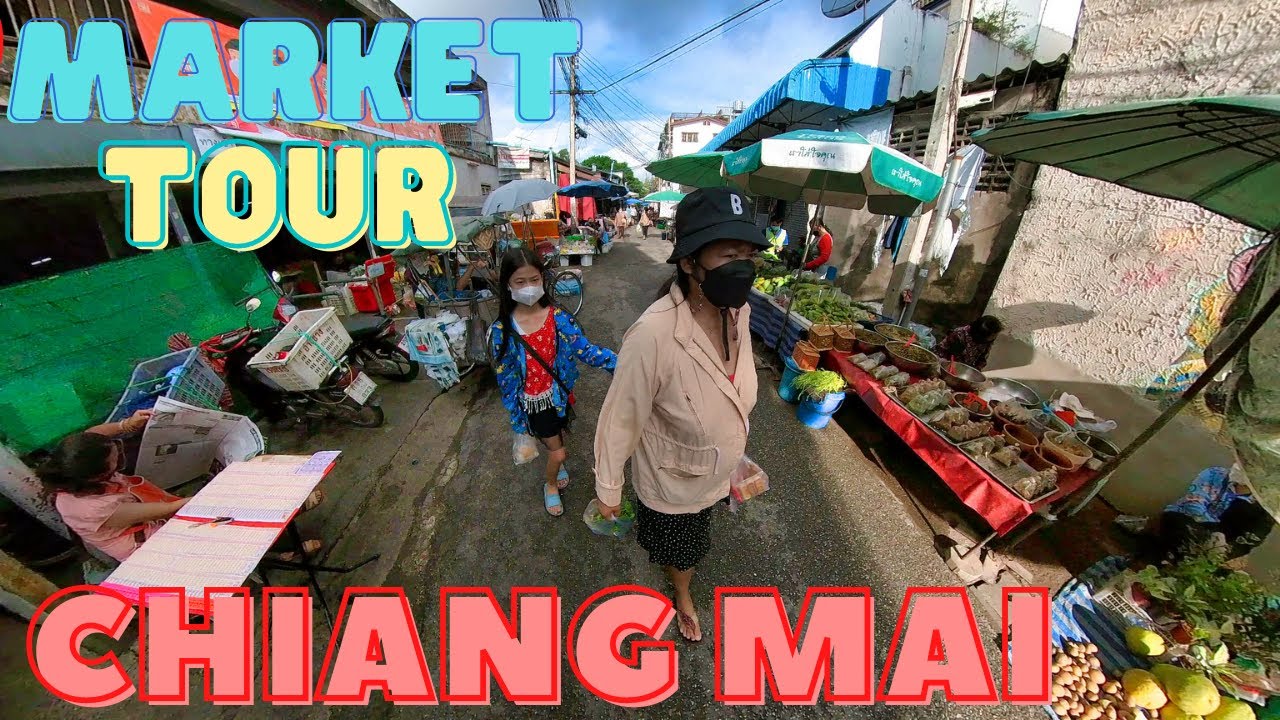 Morning Tour of the Gate Market (& more) 🌐 360VR CHIANG MAI 🇹🇭