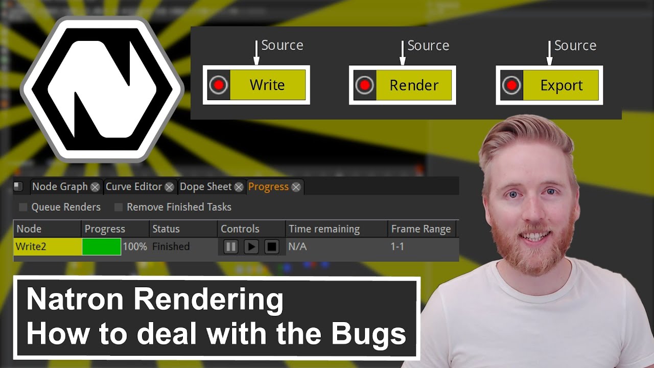 Natron Tutorial  |  How to Render / Export / Write