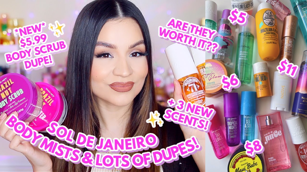 REVIEWING SOL DE JANEIRO BODY MISTS + LOTS OF DUPES! 🤩 | BODY SCRUBS, BODY BUTTERS & MORE