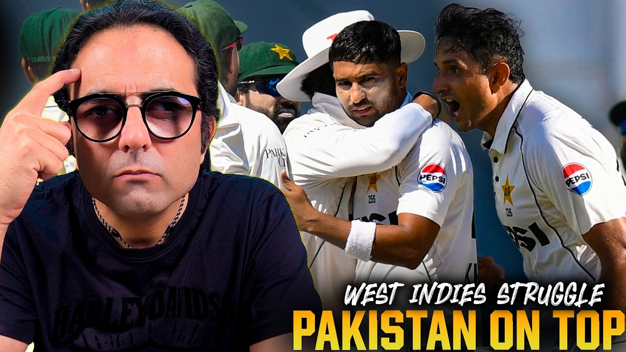 West Indies 126/7 lead by 155 runs 🇹🇹🏏 3/14 for Mohammad Abbas, 2/36 for Khurram Shehzad 🇵🇰🔥
