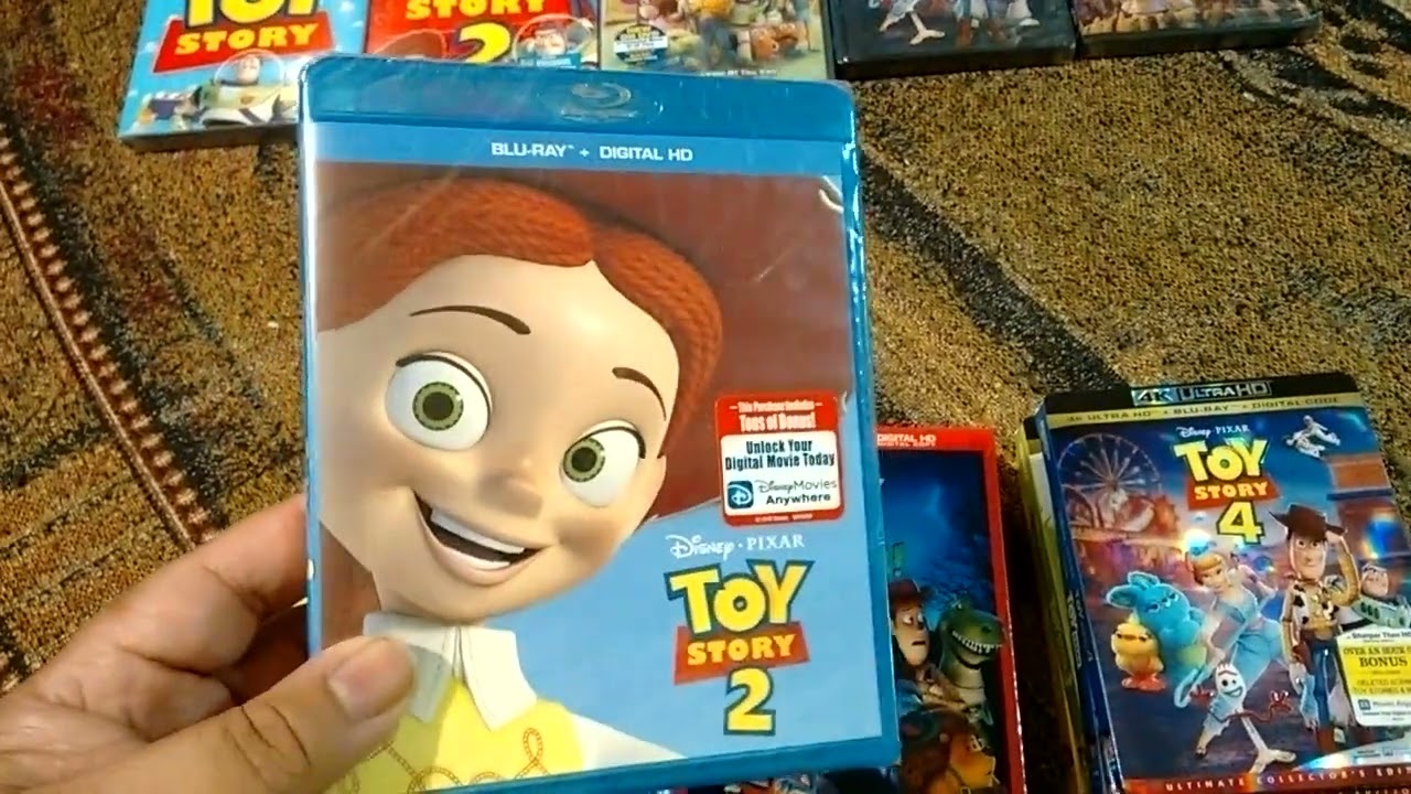 DISNEY PIXAR TOY STORY 4MOVIE COLLECTION BLU RAY.TERROR.THAT TIME FORGOT.DVD.4K BLU RAY.DIGITAL CODE