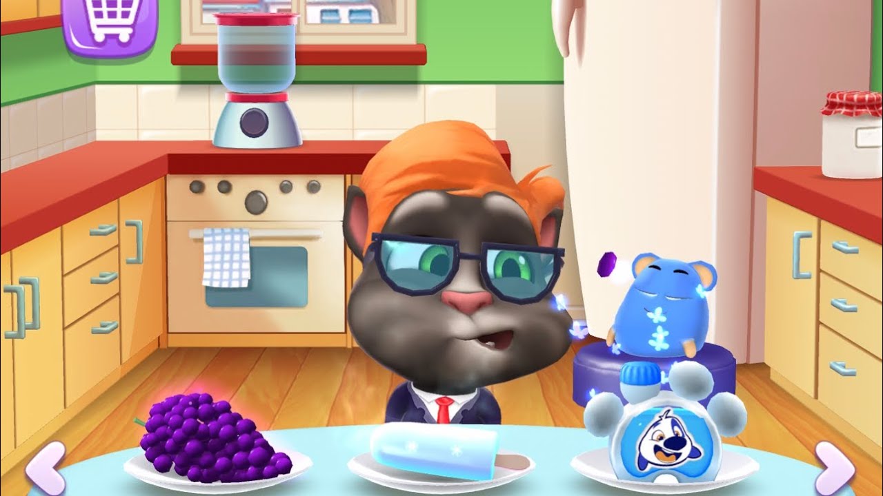 Enjoy Baby tom fun at dinning table || Talkingtom2! 