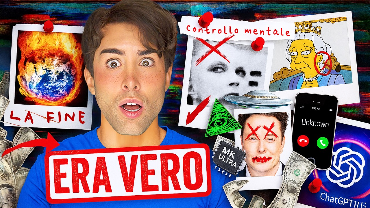 TEORIE DEL COMPLOTTO CHE SI SONO RIVELATE 100% VERE | GIANMARCO ZAGATO