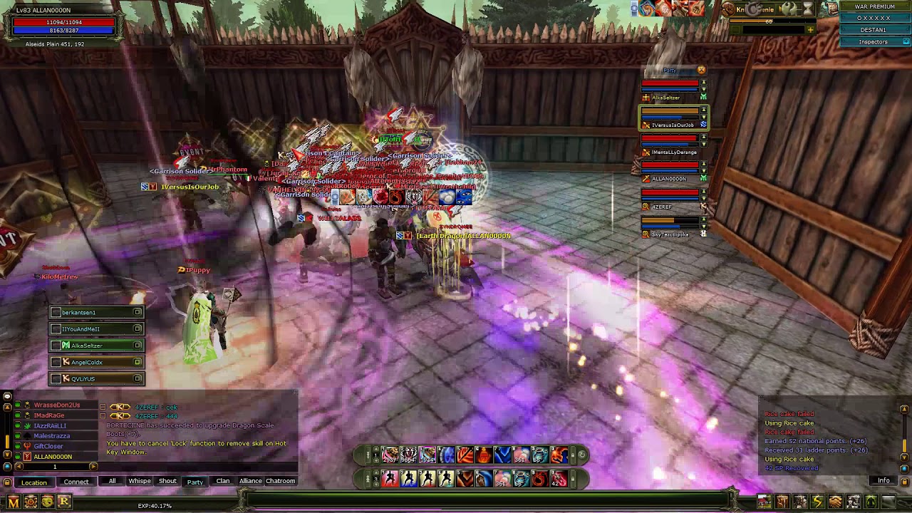 ALLANOOON ~  (SYNDRQMEE)  ~ PROTECT TO ~ WARDER  DESTAN #knight online
