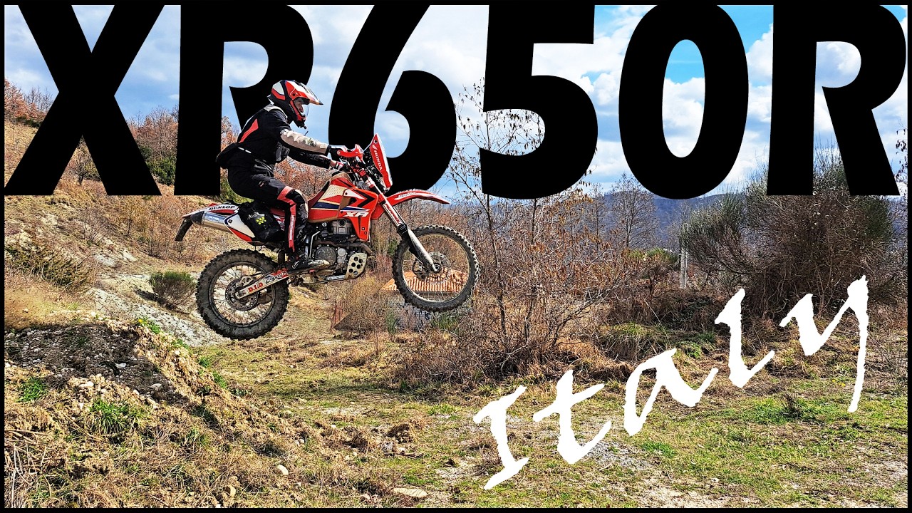 XR650R Italy - Off road in Monte Navegna