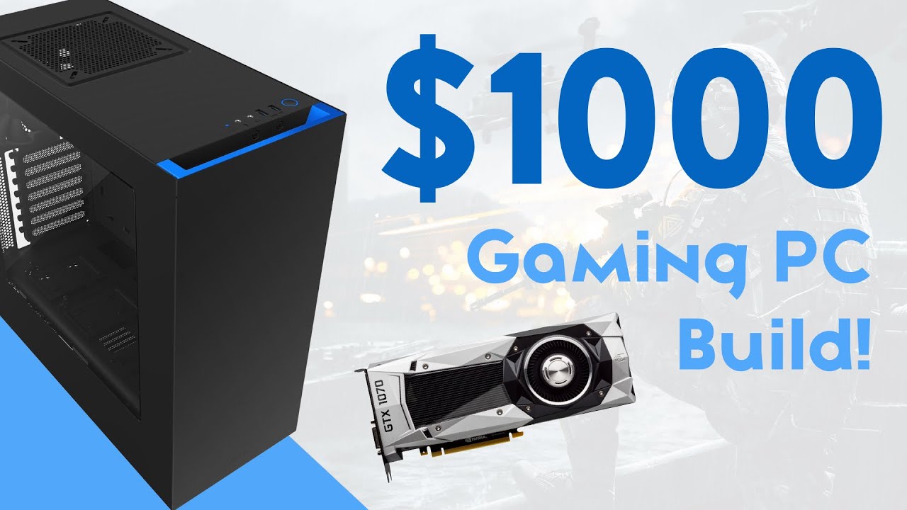 BUILD A $1000 GTX 1070 GAMING PC 2016! [1440P & 4K GAMING!]