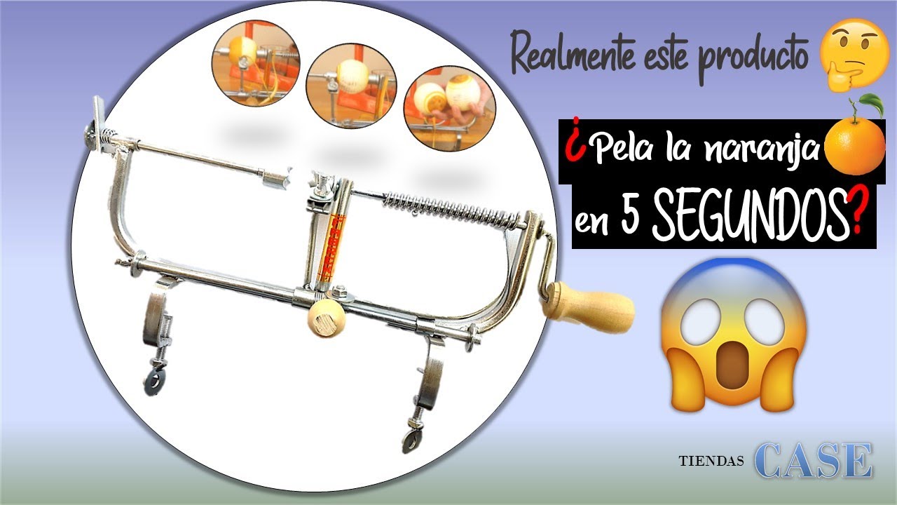 PELA LA NARANJA EN 5 SEGUNDOS 