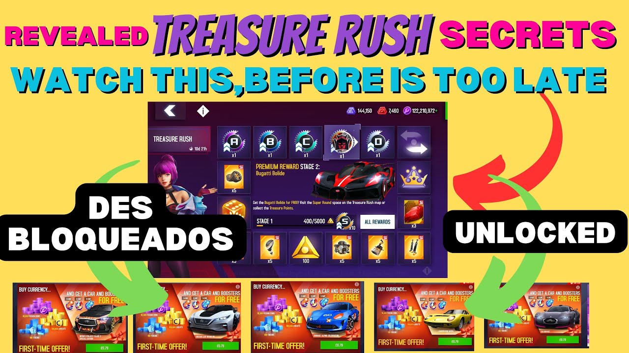 Asphalt 8 Gameplay / How to win the  treasure rush