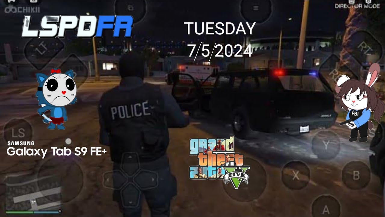 GTA V CHIKII EMULATOR - Playing As A NOOSE SWAT OFFICER In Director Mode! (LSPDFR) Gameplay Android