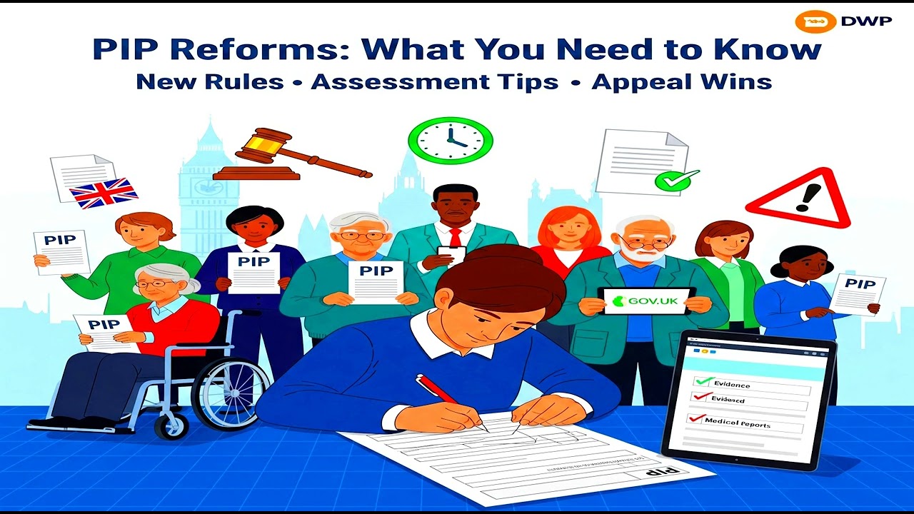 PIP BENEFIT Reform DWP - PIP Reform ALERT! (DWP's new PIP RULES)