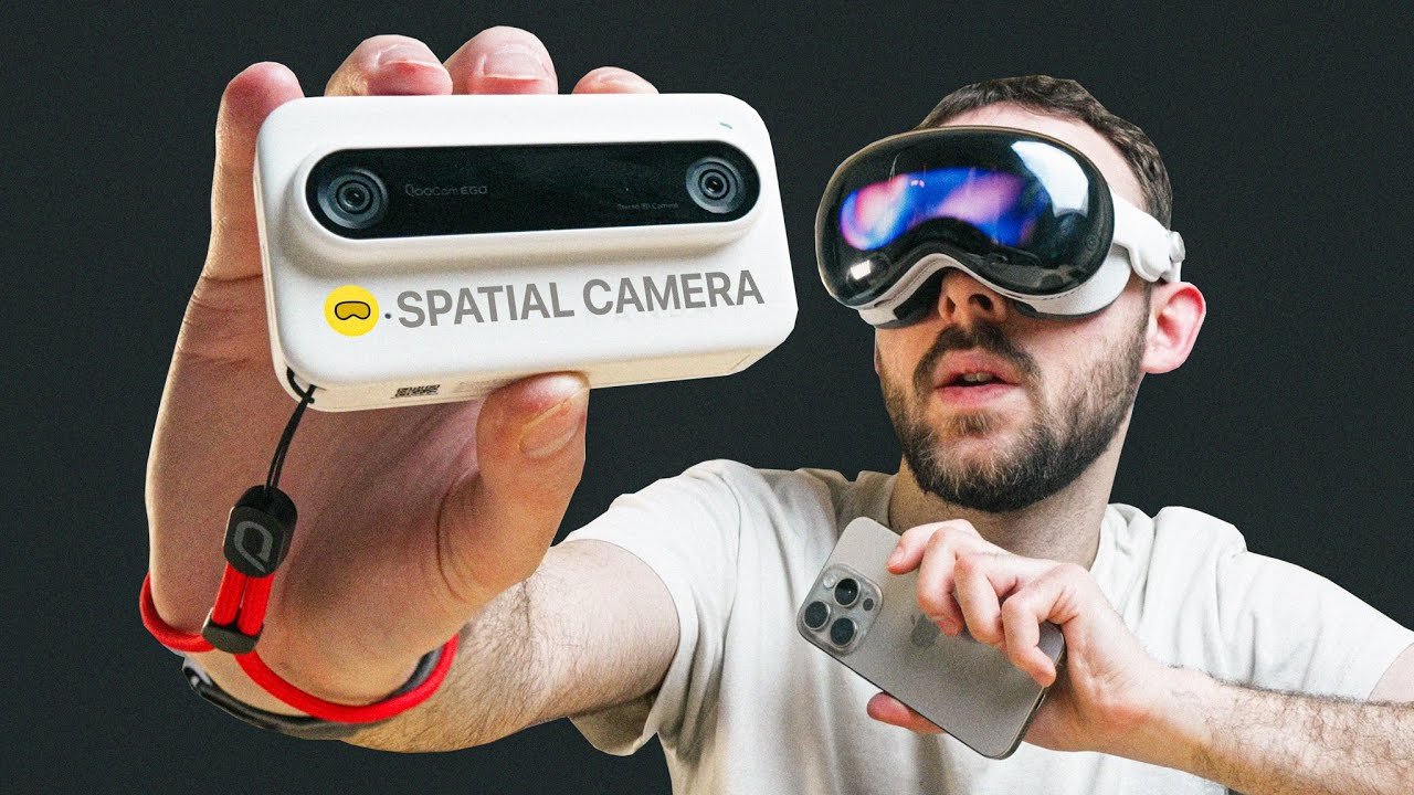 3D-пространственная камера для Apple Vision Pro! / QooCam EGO