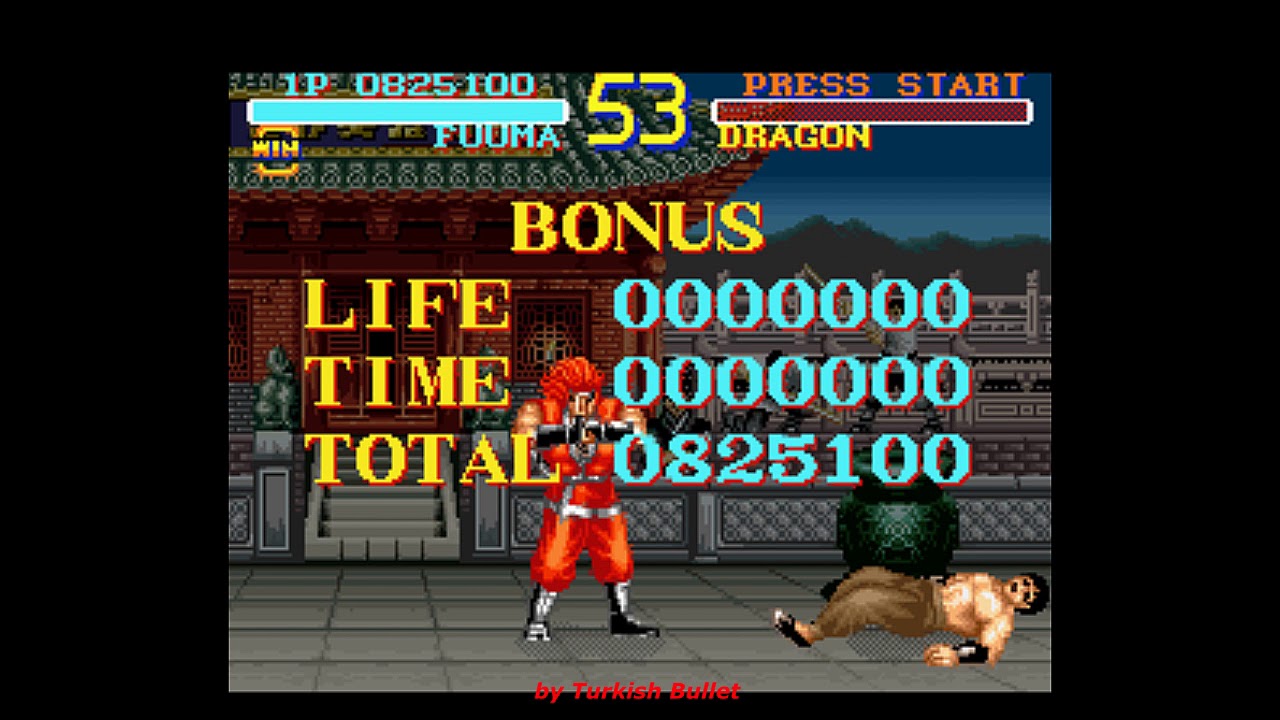 World Heroes (World) (Super Nintendo) - (Longplay - Fuuma | Normal Mode | Hardest Difficulty)