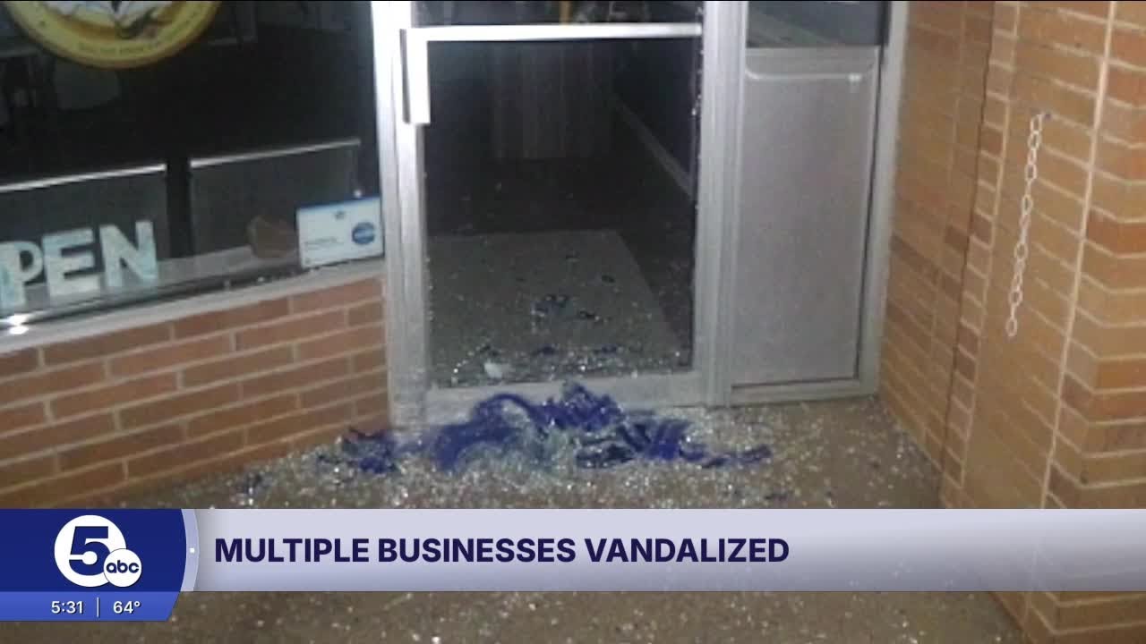 6 businesses in Stark County vandalized overnight this week