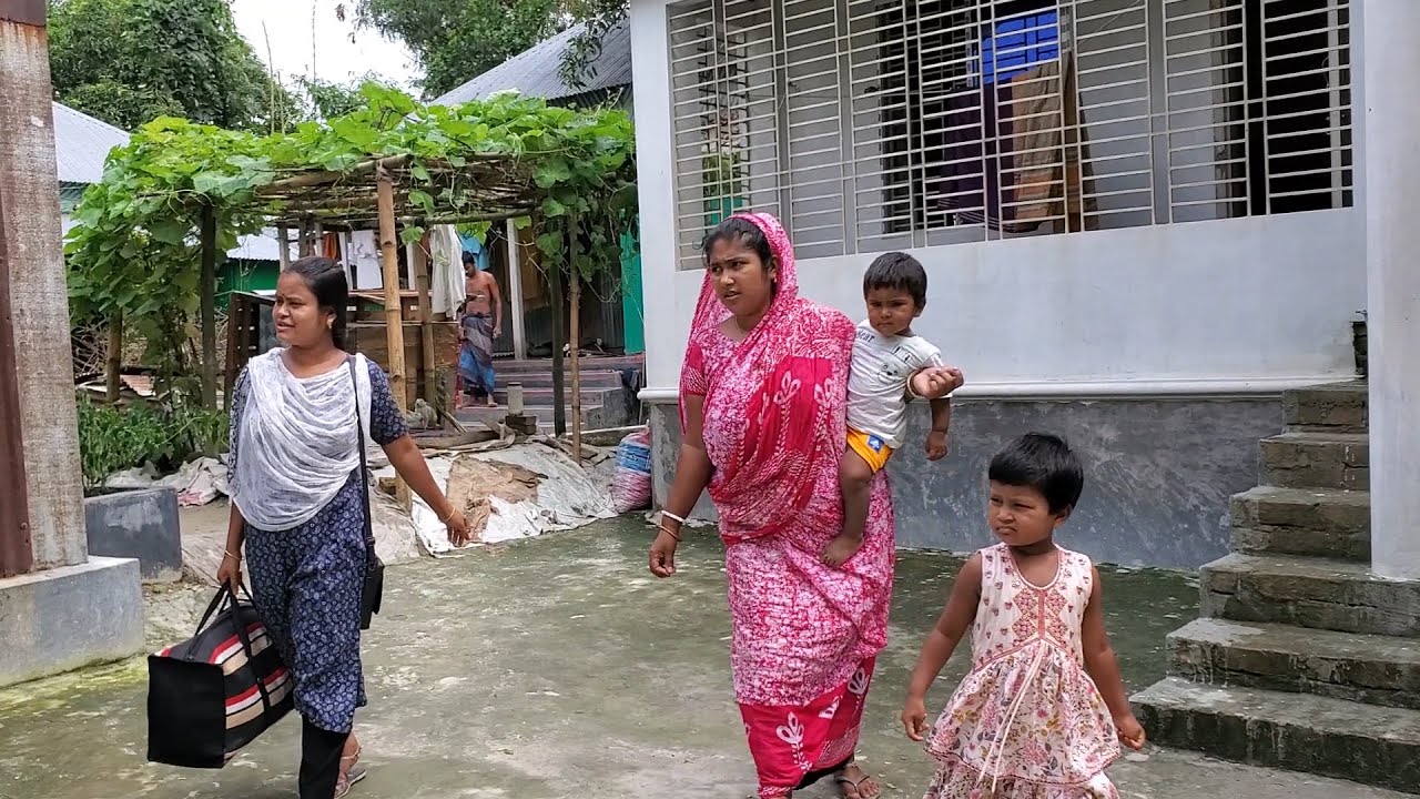 আজ নুপুরকে দিতে গিয়ে কার সাথে দেখা হলো | Bangladeshi Village Life | Small Village Vlog