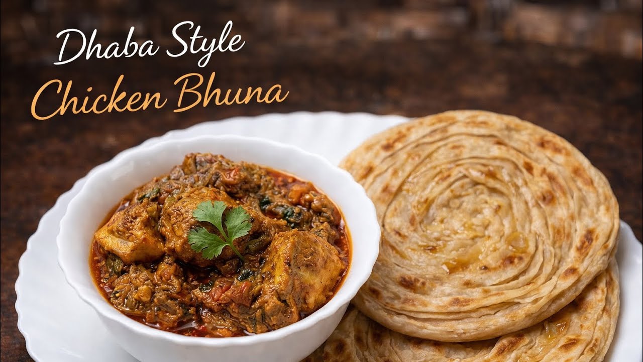 Dhaba style chicken bhuna |~ #trending #food #cooking #video #chicken 