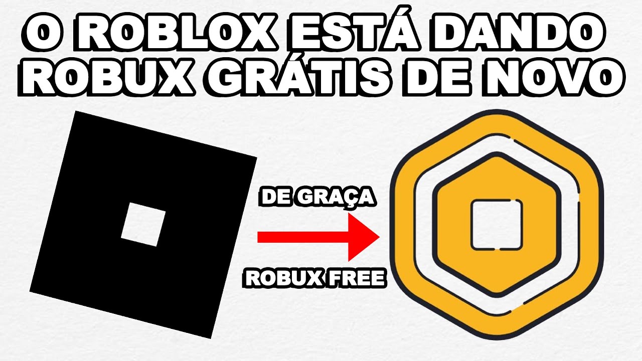 O ROBLOX ESTÁ DANDO ROBUX GRÁTIS DE NOVO