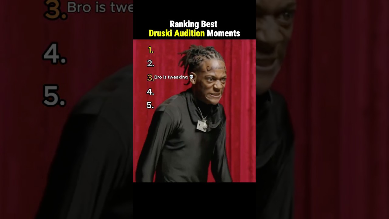 Ranking Druski Funniest Audition Moments #funny #shorts