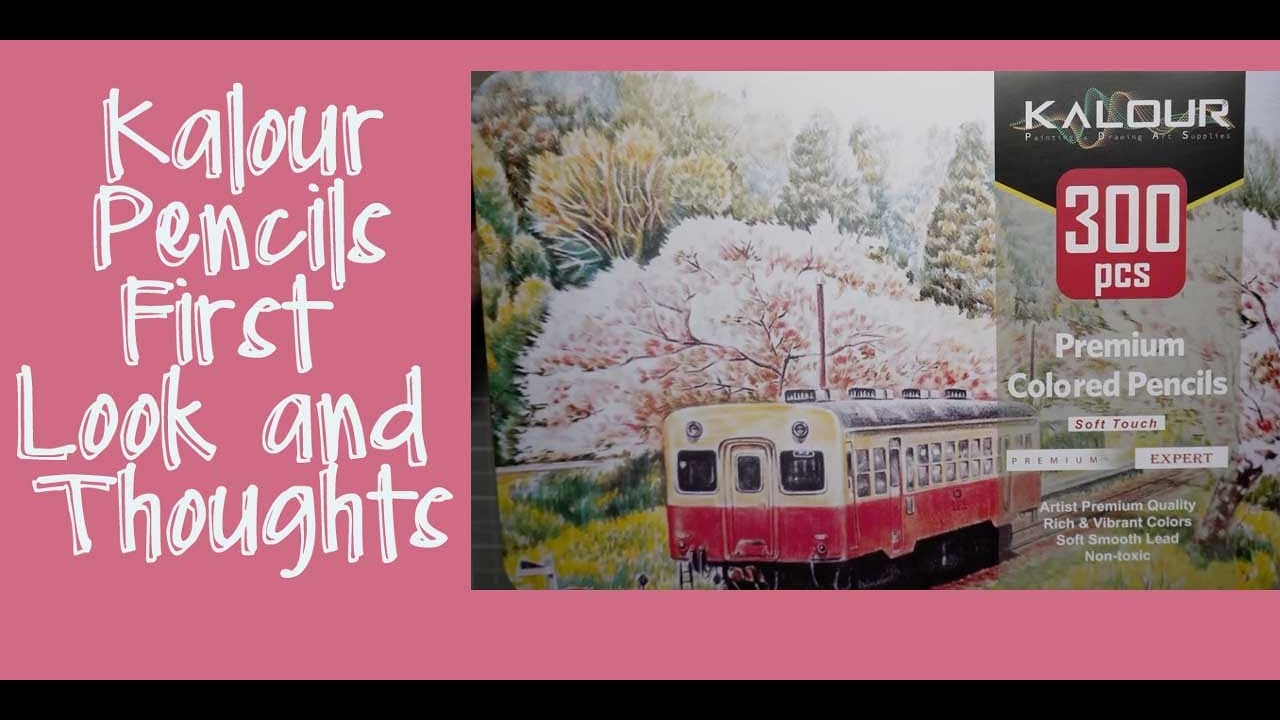 My first thoughts on Kalour 300 Pencils Set  |  Adult Colouring  | Adult coloring