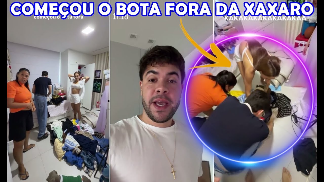 Alvaro Xaro separando as roupas para doa&ccedil;&atilde;o e fazendo a alegria do povo de casa | Stories do Alvaro