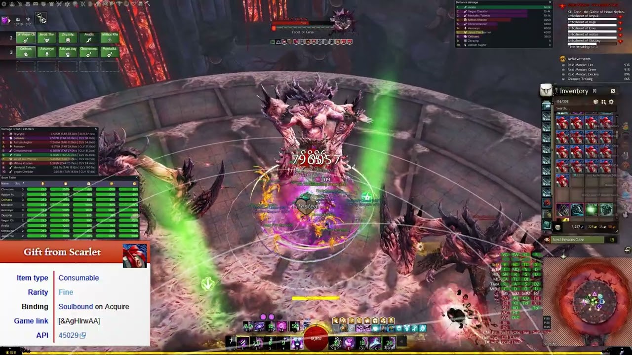 [MÉMÉ] Cerus CM but Scarlet gave us some funny gifts | DPS POV