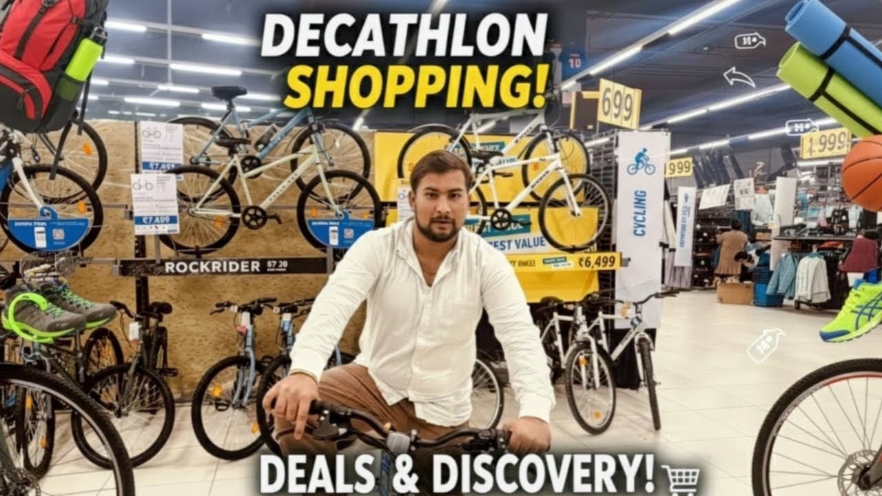 Decathlon Mein Kya - Kya Milta Hai ?😱 | FULL STORE TOUR | DECATHLON | The sharmaji vlogs |