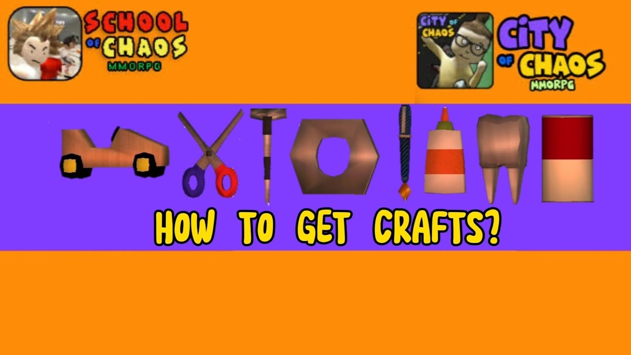 School of chaos - How to get crafts!