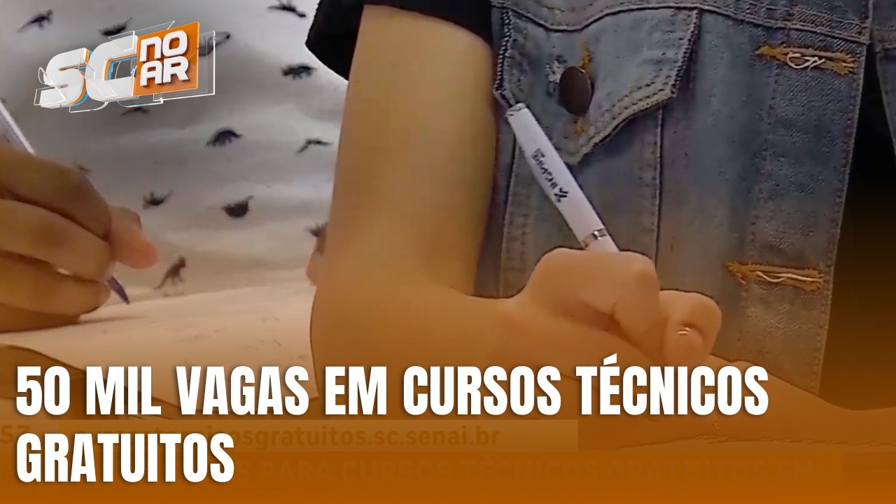 SC abre 50 mil vagas em cursos técnicos gratuitos