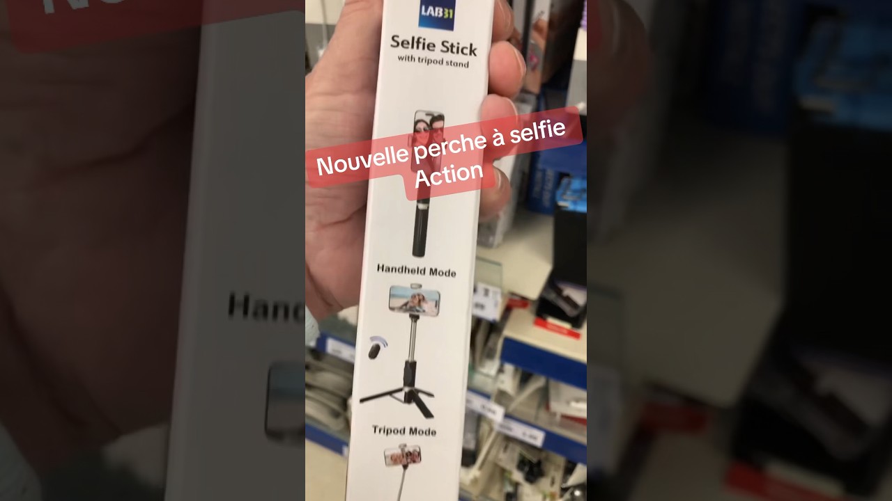 Test de la nouvelle perche &agrave; selfie Action #test #selfie #photo #magasinaction #action