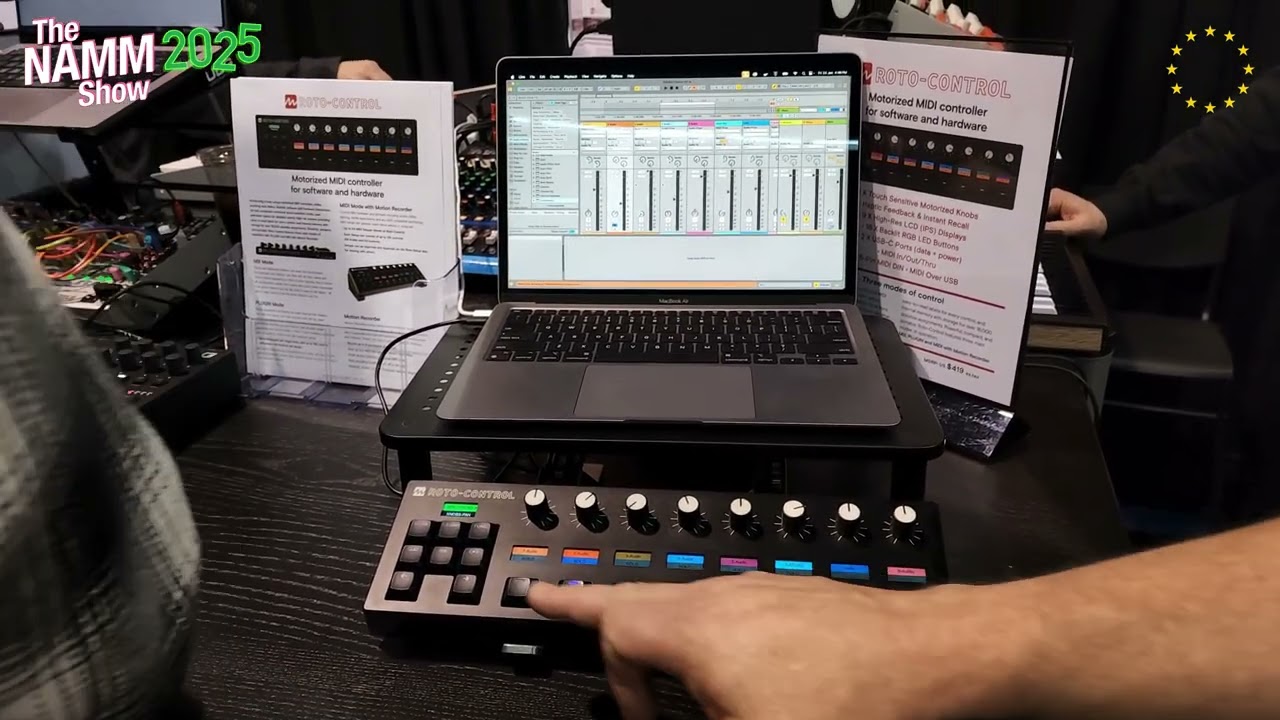 NAMM 2025 | Melbourne Instruments | Roto Control Motorized Midi Controller | 