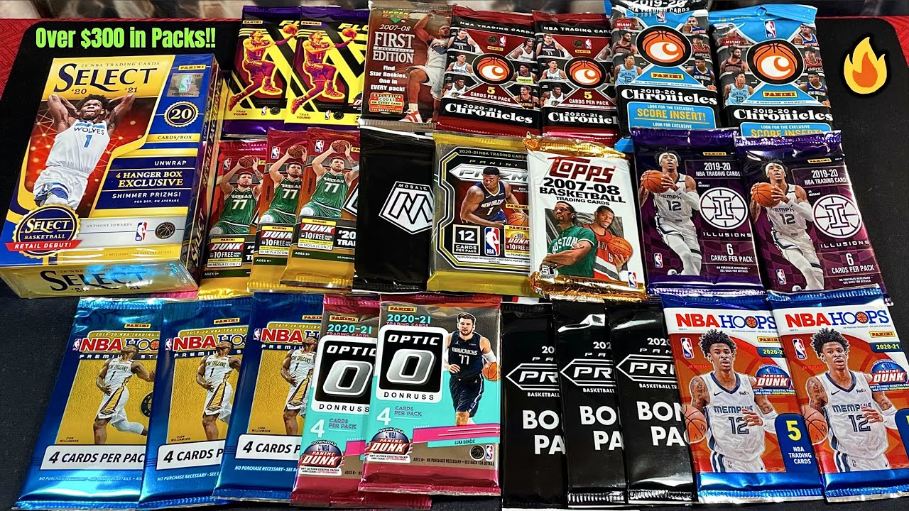 *Random Basketball Packs! 🏀 Over $300 Worth Of Packs! 🤑 SICK Kobe, AntMan, & LaMelo Pulls! 🔥