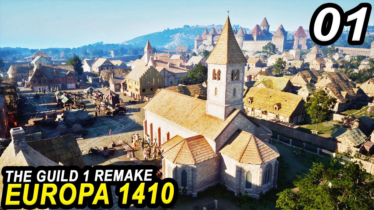 Starting a Medieval Dynasty in THE GUILD 1 Remake EUROPA 1410 KUTTENBERG | FULL GAME Lets Play 01