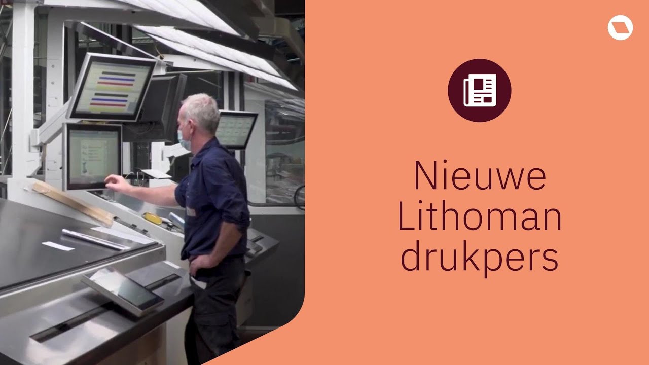 Nieuwe Lithoman drukpers