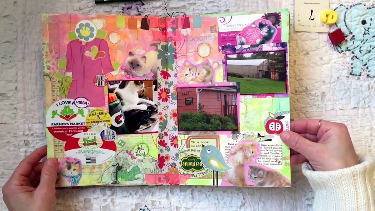 Altered Book Video: Junk Journal Scrapbooking Part 1